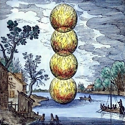Órbita cuádruple con cuatro globos.