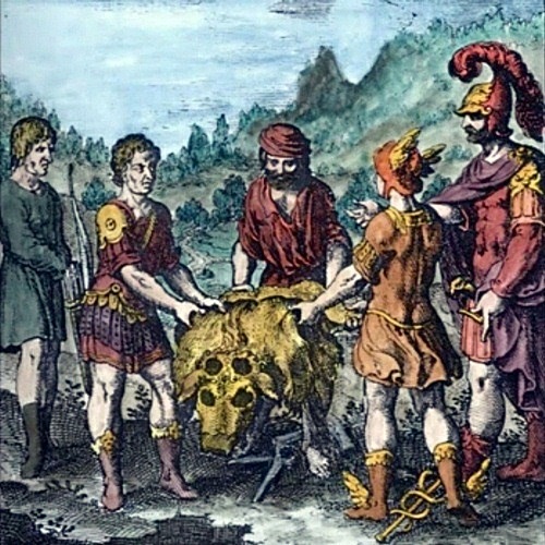 El Infante entre tres padres.